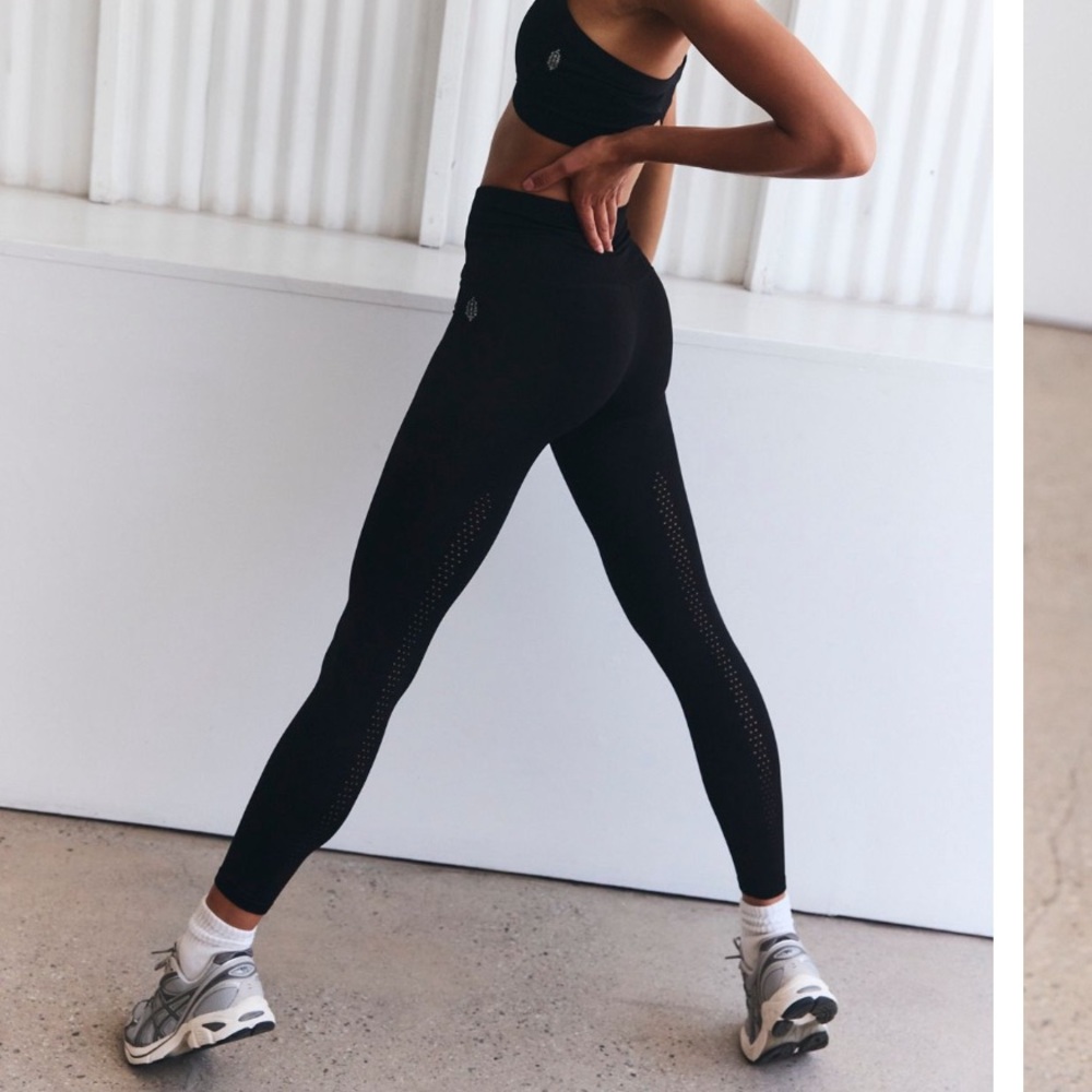 Free People Movement Women's Black Leggings